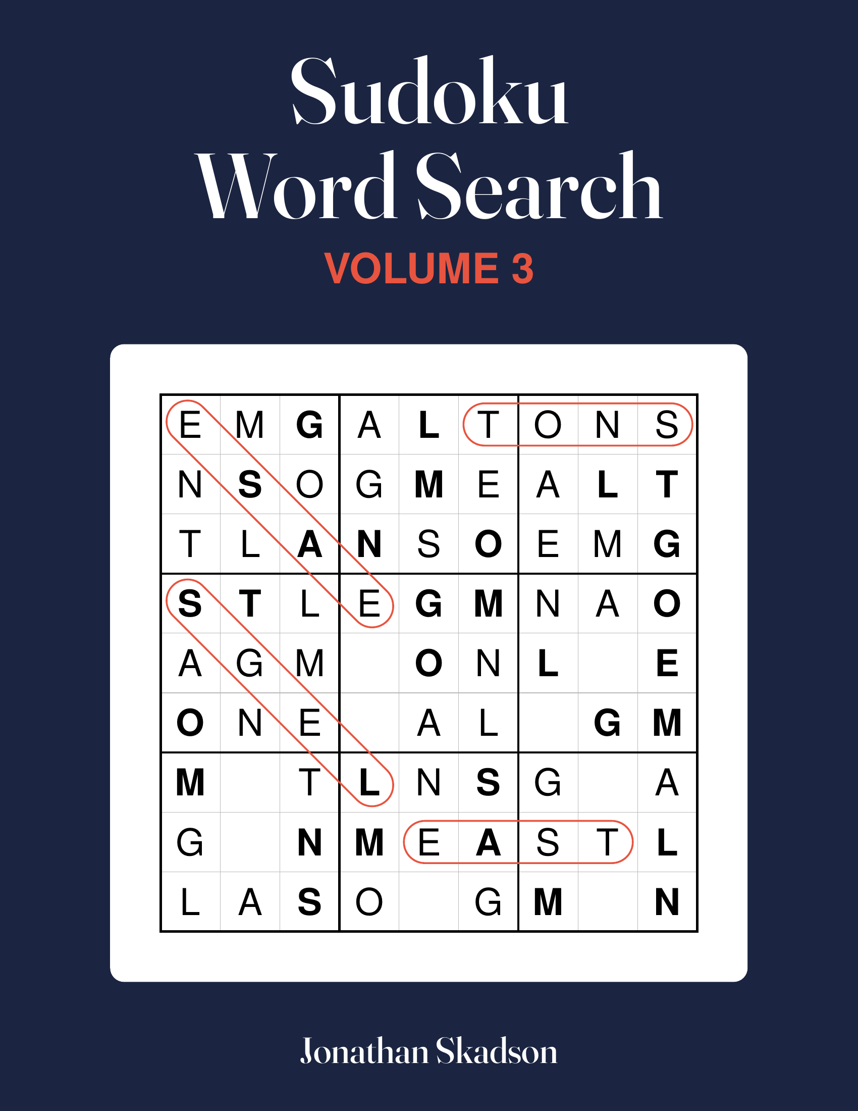 Cover of Sudoku Word Search, Volume 3