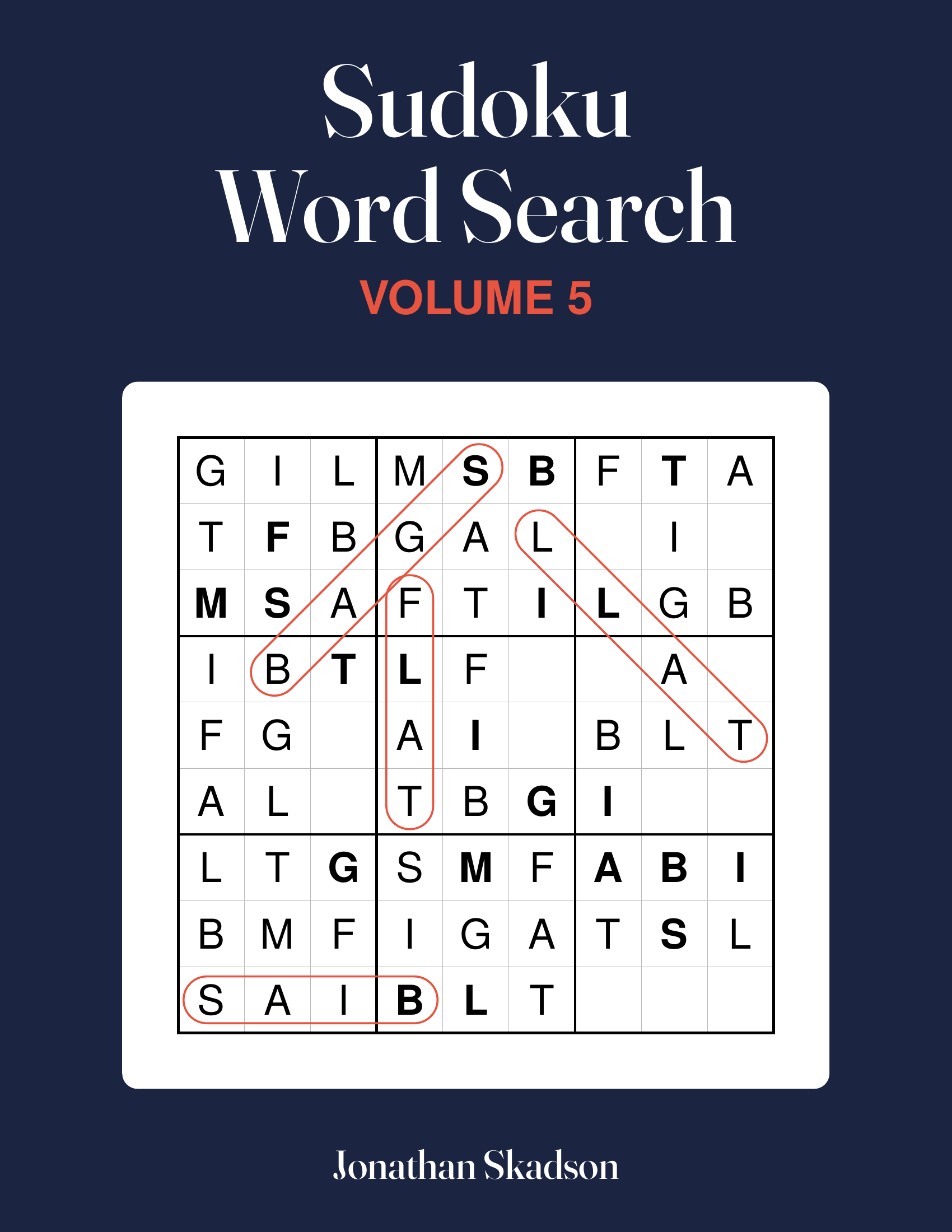 Cover of Sudoku Word Search, Volume 5