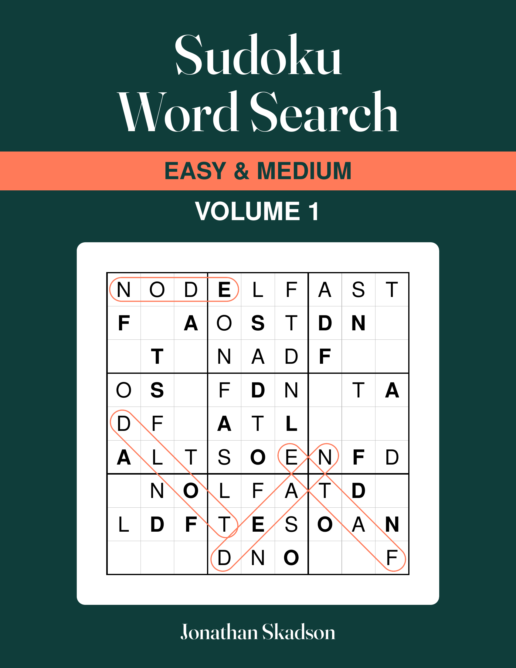 Cover of Sudoku Word Search: Easy and Medium, Volume 1