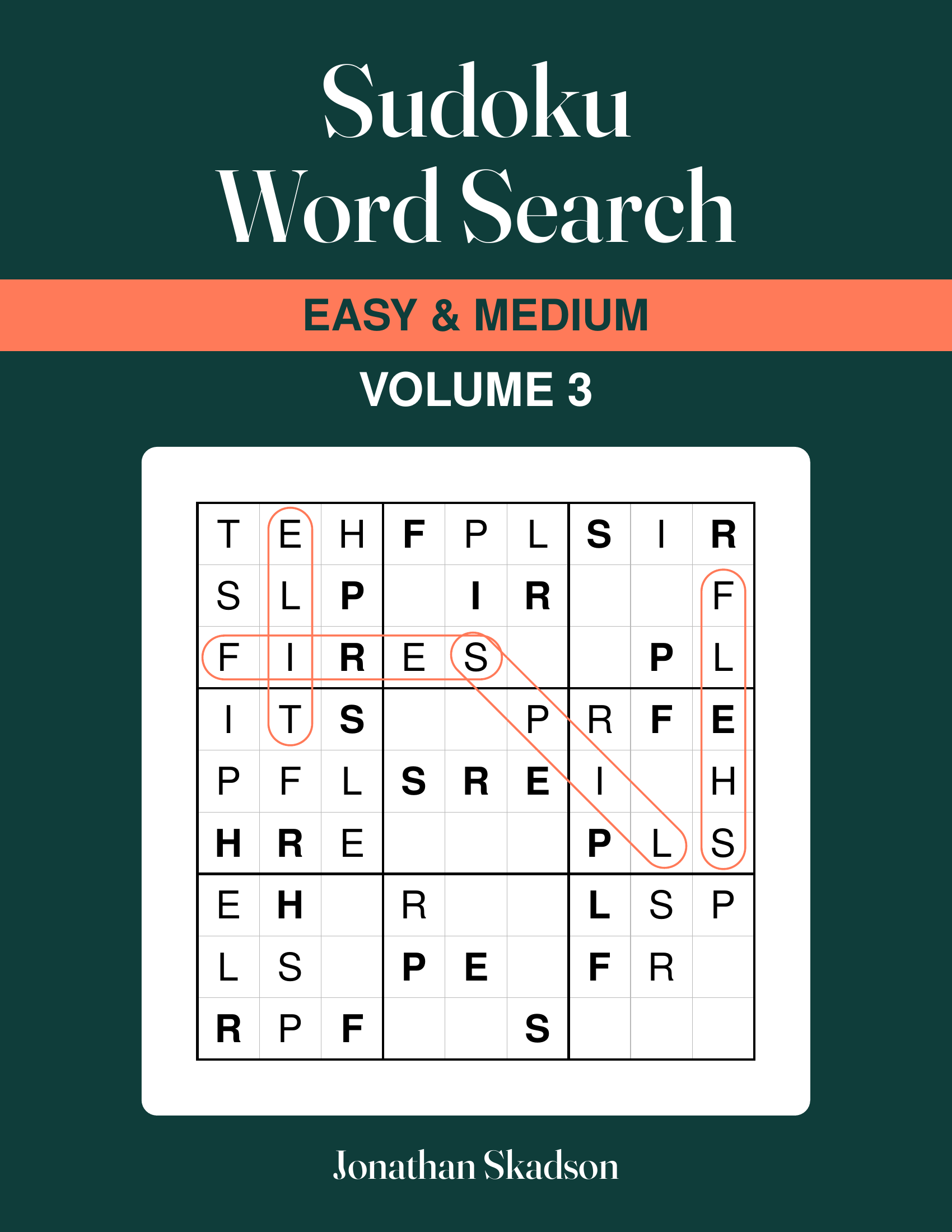 Cover of Sudoku Word Search: Easy and Medium, Volume 3