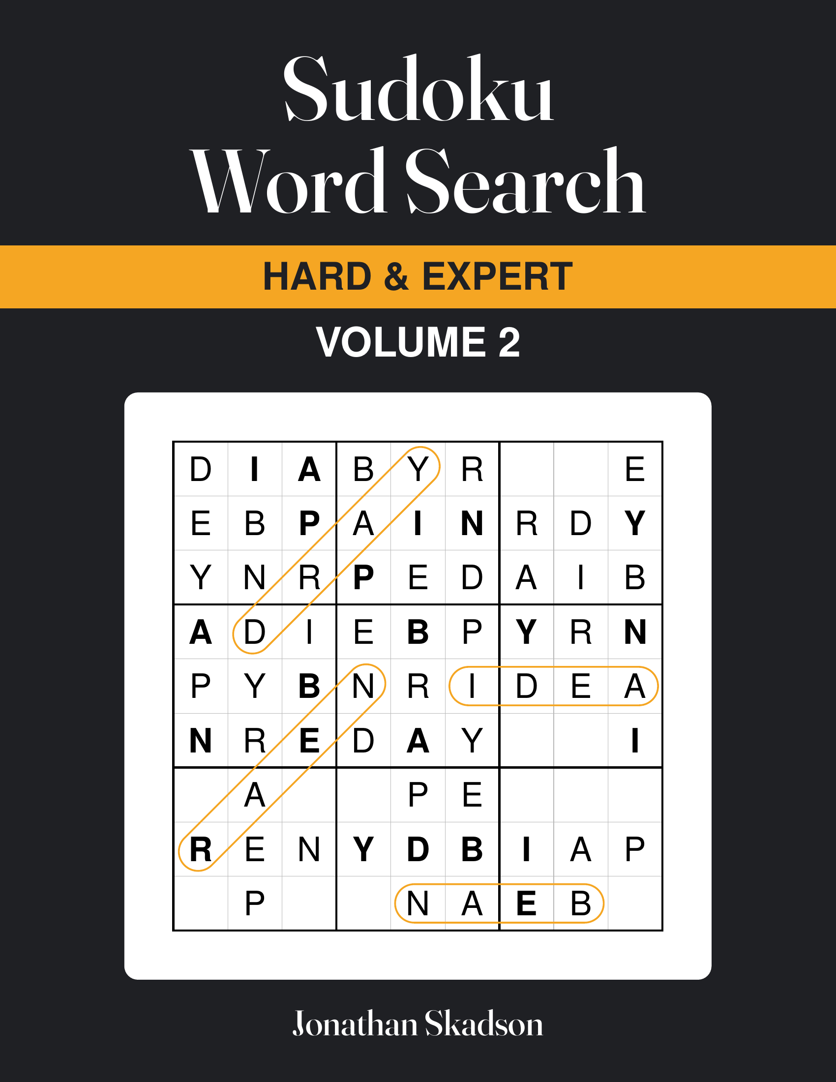 Cover of Sudoku Word Search: Hard and Expert, Volume 2
