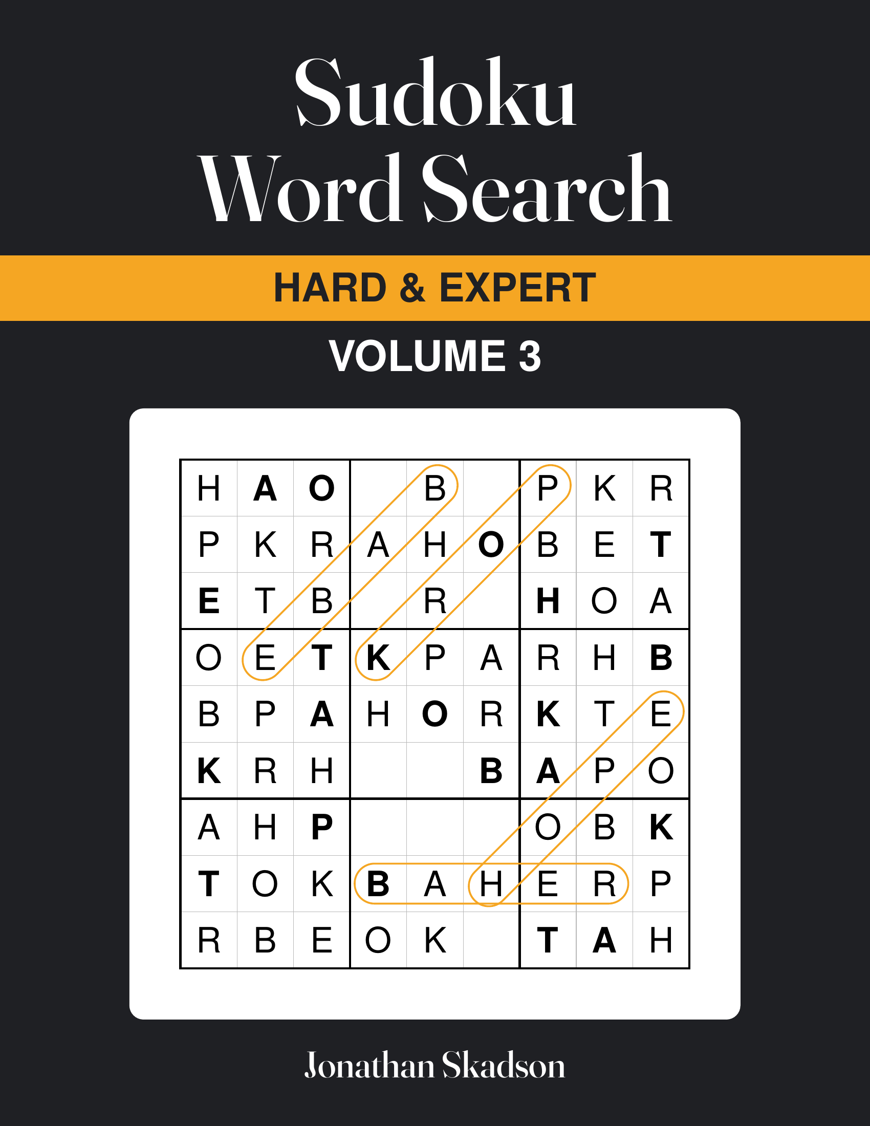 Cover of Sudoku Word Search: Hard and Expert, Volume 3